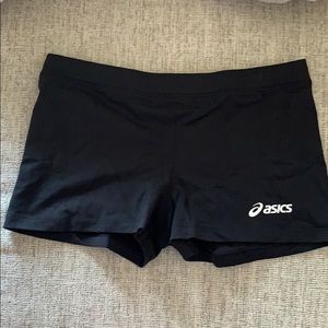 Black Asics Spandex Shorts medium